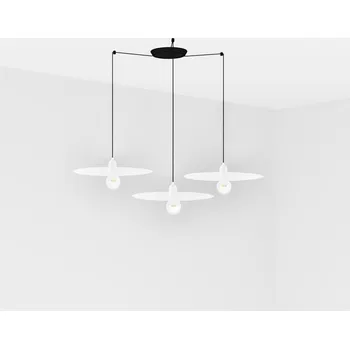 Osvětlení FARO PLAT závěsné svítidlo, bílá, 3L - FARO FARO 68146-3L