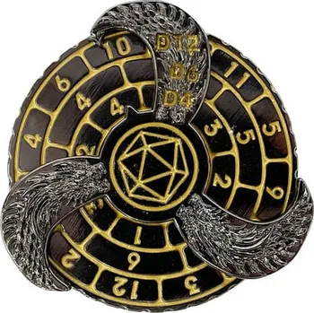 Příslušenství k deskovým hrám imago Dice spinner - Černý drak