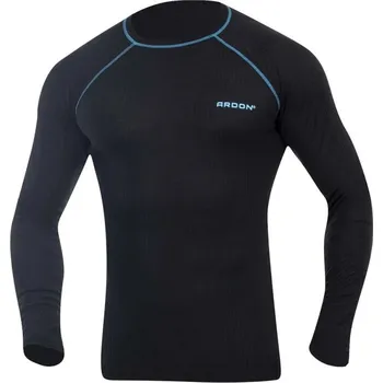 ARDON®SPRINGI Funkční tričko s dlouhým rukávem černo-modrá XL H6157/XL