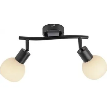 JUSTLIGHT LOKI LED stropní svítidlo 2 ramenné černé otočné spoty nadčasový design 3000K - JUST LIGHT LD 12151-18