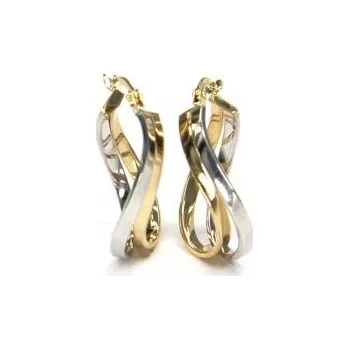Náušnice Náušnice bicolor Pattic AU 585/000 1,90 gr ARP149804