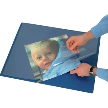 Psací podložka Q-Connect Podložka na stůl Q-Connect, modrá 510.8054