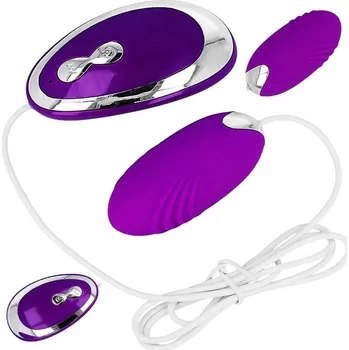 LOLO masážní vibrační vajíčko s ovladačem fialové