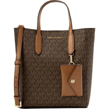 Michael Kors shopper kabelka Vincent sm logo hnědá