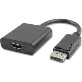 Video redukce OEM Adaptér DisplayPort - HDMI Male/Female , support 3D, 4K*2K@60Hz, 20cm KPORTAD13