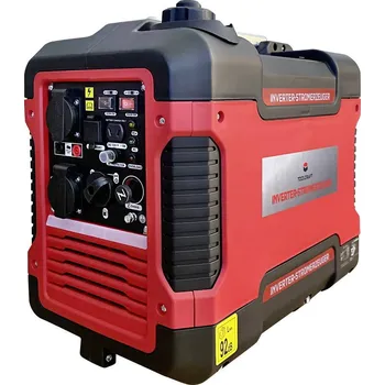Elektrocentrála TOOLCRAFT 4taktní invertorový generátor napětí 230 V/AC, 12 V/DC 21.5 kg 1700 W