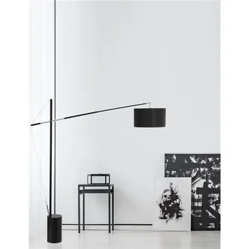 Stojací lampa NOVALUCE Stojací lampa TRACCIA kovové a plastové černé stínidlo nastavitelné E27 1x12 W IP20 bez žárovky - NOVA LUCE NV 41455401