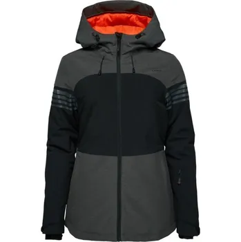 Sportovní oblečení Dámská lyžařská bunda LOAP LAWELA XL Černá, Tmavě šedá, Oranžová