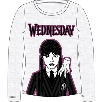 Dívčí tričko Wednesday - licence Dívčí tričko - Wednesday 5202008, světle šedý melír Barva: Šedá, Velikost: 158-164