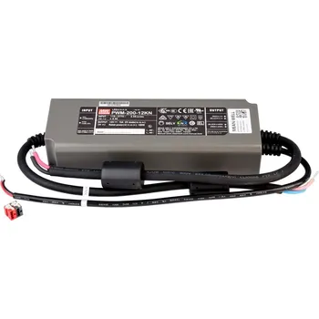 Příslušenství pro svítidlo LIGHT IMPRESSIONS Meanwell LED-napájení CV, PWM-200-12KN konstantní napětí 0-16600 mA IP20 stmívatelné 12V DC 200,00 W - LIGHT IMPRESSIONS IMPR 872111