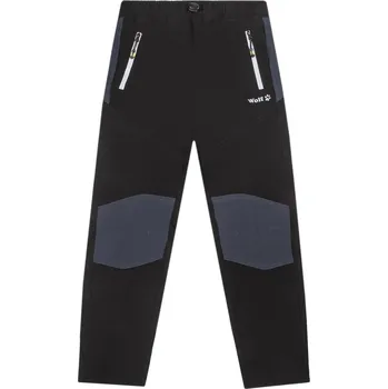 Dětské softshellové kalhoty - Wolf B2487, černá Barva: Černá, Velikost: 170