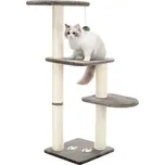 Trixie Škrabadlo ALTEA, 3 podesty, 117 cm / ø 9 cm, platinově šedá