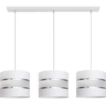 Lustr na lanku HELEN 3xE27/15W/230V bílá