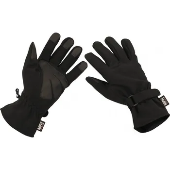 Rukavice MFH Defence Rukavice SOFTSHELL ČERNÉ XXL ČERNÁ - BLACK