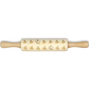 Váleček na těsto Australský ovčák Kelpie - malý váleček se vzorem psa, váleček