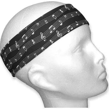 Čelenka Čelenka - noty (černá)