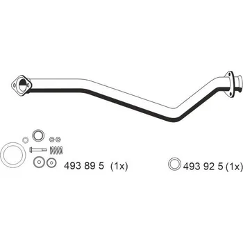 Výfuková trubka Výfuková trubka ERNST 515412