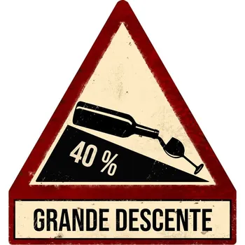 Plechová cedule Kovová cedule 25x33 cm Descente – Antic Line ID_1394325