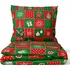 Povlečení TipTrade Vánoční patchwork bavlna 140 x 200, 70 x 90 cm zipový uzávěr