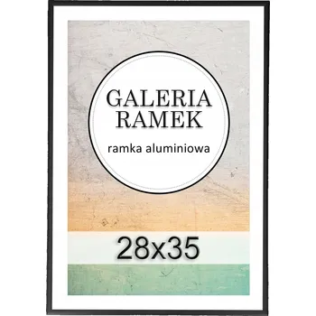 Obraz Rámeček 28x35 cm Černý hliníkový Rámeček fotorámečky na fotografie