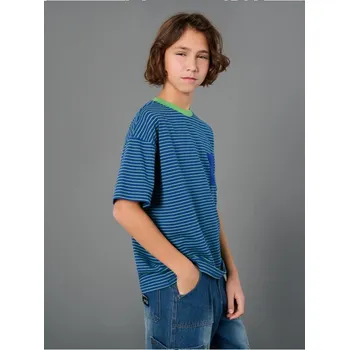 Chlapecké oblečení Sinsay - Tričko s krátkým rukávem - zelená - 1430M-77X - 1430M-77X-140