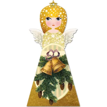 Vánoční ozdoba Vánoční ozdoba z plexiskla - Šišky a zvonky