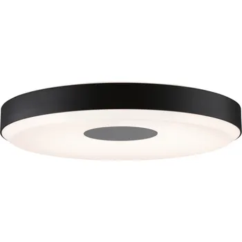 Svítidlo PAULMANN LED stropní svítidlo 3-krokové-stmívatelné Puric Pane 2700K / 2.230V 23W stmívatelné černá/šedá - PAULMANN P 79518