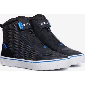 Moto obuv Dámské moto boty TCX IKASU AIR černé/electric modré - Velikost 39