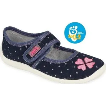 Chlapecká obuv dětské bačkory baleríny Befado s čtyřlístkem 945X465 velikost 25