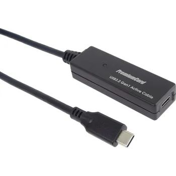 Datový kabel OEM Kabel PremiumCord USB-C repeater prodlužovací Male-Female, 5Gbps 10m KU31REP10