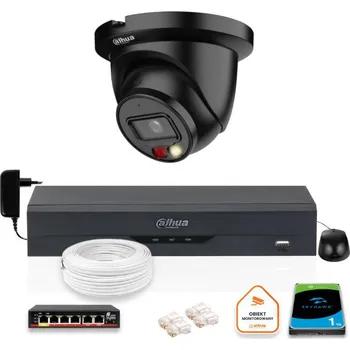 IP kamera KIT Dahua 5mpx IPC-HDW2549TM-S-IL-0280B-BLACK + DISK 1TB