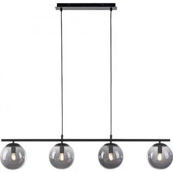 JUSTLIGHT BIG WIDOW LED stropní svítidlo, černá, jednoduché, nadčasové, 4 ramenné stropní svítidlo - LEUCHTEN DIREKT / JUST LIGHT LD 14604-18