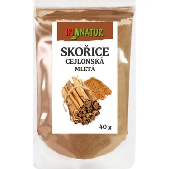 Koření Zdraví z přírody s.r.o. Skořice cejlonská mletá 40g IPJ NATUR 1315
