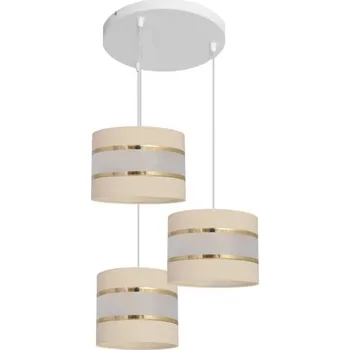 Lustr na lanku HELEN 3xE27/15W/230V krémová