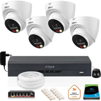 SADA 4 IP kamer Dahua 8mpx IPC-HDW1839T-A-IL-0280B-S6 + DISK 1TB