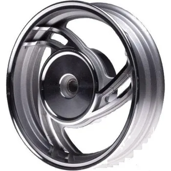 Kolo pro motocykl Baotian Disk 10'' stříbrný leštěný Baotian zadní ZD6203
