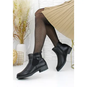 Dámská zimní obuv Haili Černé kotníkové boty HL61727B Velikost: 38