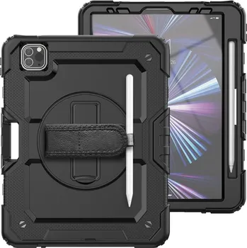 Pouzdro na tablet VSECHNONAMOBIL 79250 SOLID 360 Odolný obal pro Apple iPad Pro 11 2024 / M5 2025 černý