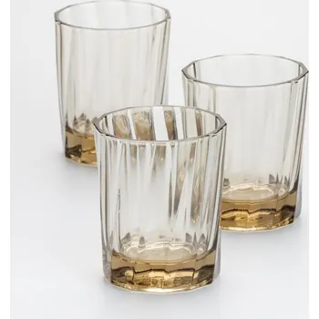 Sklenice Sada 3x sklenice Berny 185 ml kouřová