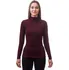 Sensor Merino Extreme Zip dámské triko Port Red, XL
