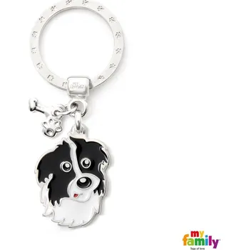 psí známka My Family Známka Friends - border kolie