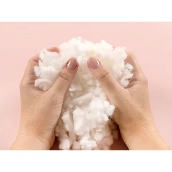 Výplň do polštáře Výplňová směs polyesterové kuličky a molitanové tyčinky 50/50 - 200 g