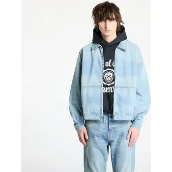 Pánská bunda Bunda Fear Of God ESSENTIALS Denim Trucker Jacket Vintage Blue L