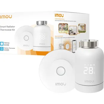 Termostat Imou by Dahua termostatická hlavice (kit) TRV1/ ZigBee 3.0/ bílý CZ app