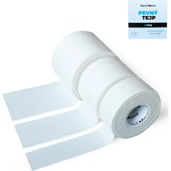 Tejpovací páska Pevný tejp Care&Move - vroubkovaný 2,5 cm