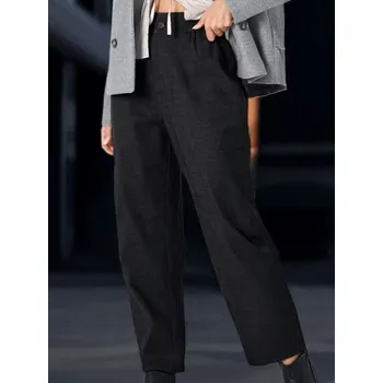 Dámské oblečení Sinsay - Mrkvové kalhoty - černá - 932AW-99X - 932AW-99X-XS-2