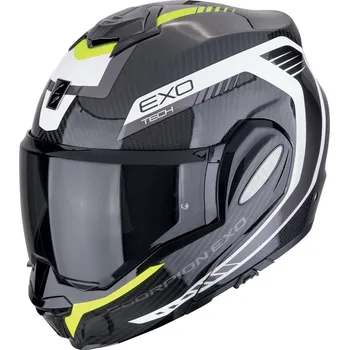 Helma na motorku SCORPION přilba EXO-TECH EVO CARBON Cosy black/neon yellow - XS