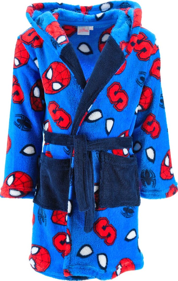 Dětský župan MARVEL SPIDERMAN HERO modrý Velikost: 98