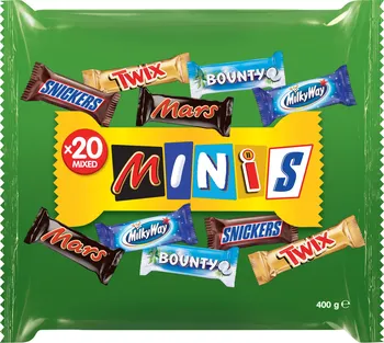 Čokoládová tyčinka Mars Mixed Minis 20 ks 400 g