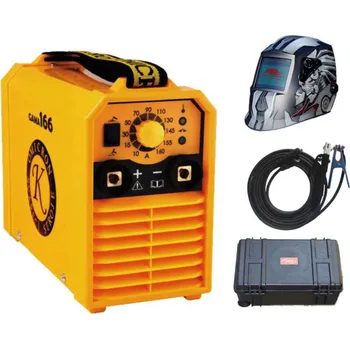 Svářečka Omicron GAMA 166 + kabely 16/3m + kukla Robot + kufr HD, záruka 3+2 roky